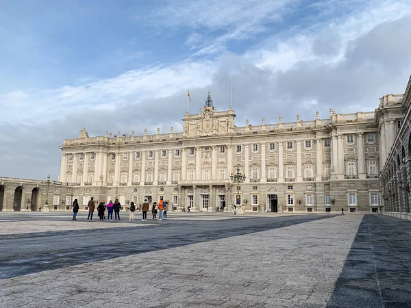 Παλάτι Του Βασιλικού Μουσείου Στην Μαδρίτη Ισπανία — Φωτογραφία Αρχείου