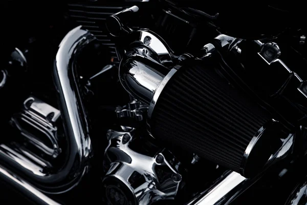오토바이 엔진의 — 스톡 사진