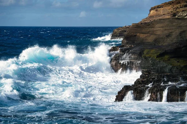 Piękny Widok Wybrzeże Morza — Zdjęcie stockowe