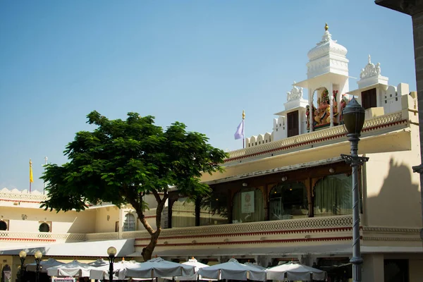Красива Архітектура Міського Палацу Удайпур — стокове фото
