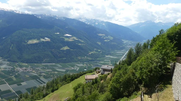 Blick Auf Die Berge Den Schweizer Alpen — Stockfoto