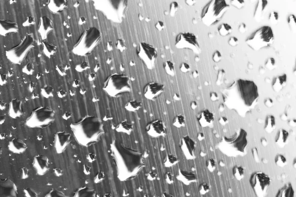 Abstrakcyjne Tło Kropel Deszczu Szkle — Zdjęcie stockowe