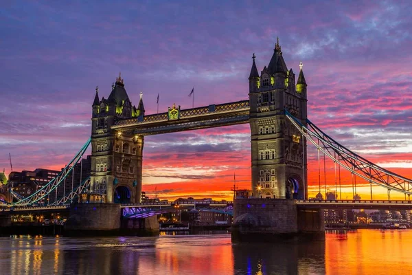 Вежа Міст Через Річку Темзи Лондон Україна — стокове фото