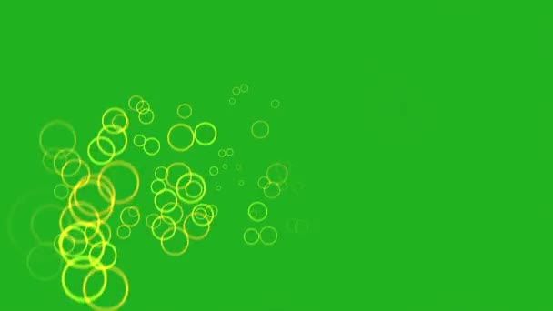 Bright Cartoon Animation Abstract Bubbles — Stock Video