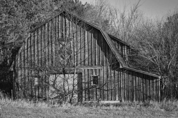 Alte Holzscheune Dorf — Stockfoto