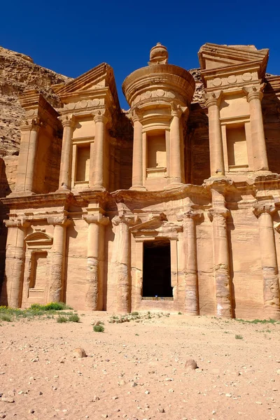 Rovine Dell Antica Città Petra Jordan — Foto Stock