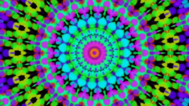 Hypnotic Pattern Abstract Background Motion — 图库视频影像