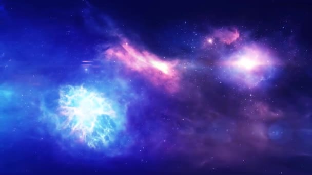 Starry Universe Background Space Cosmos — Vídeo de Stock