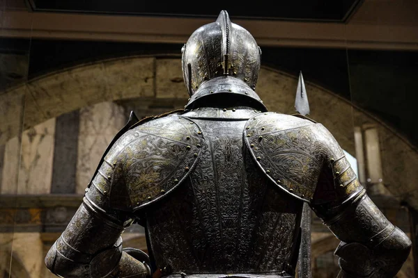 Armure Chevalier Médiéval Dans Musée Historique — Photo