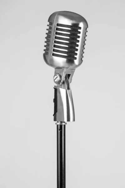 Microphone White Background — Stock Photo, Image