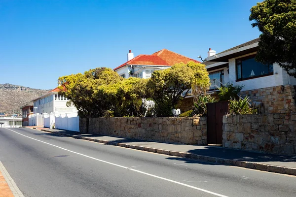 Kaapstad Zuid Afrika Maart 2021 Oude Huizen Rustige Straten Kalk — Stockfoto