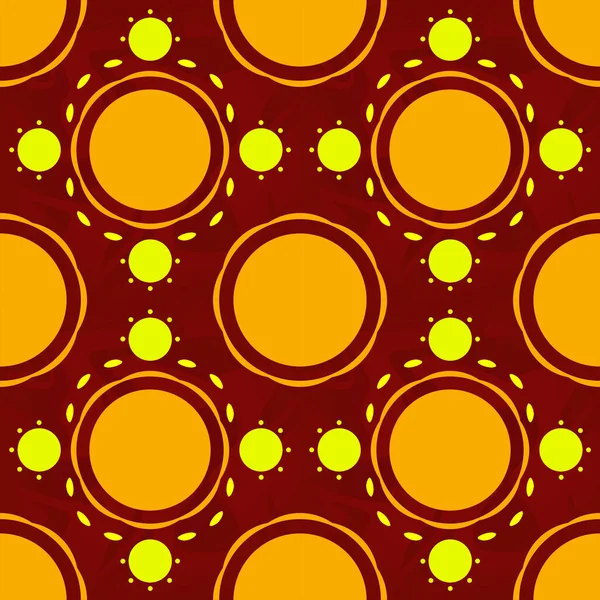 Seamless Pattern Background Circles Different Sizes — Stockfoto