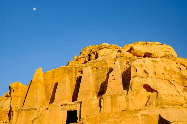 Ruins Ancient City Petra Jordan — Stock Photo, Image