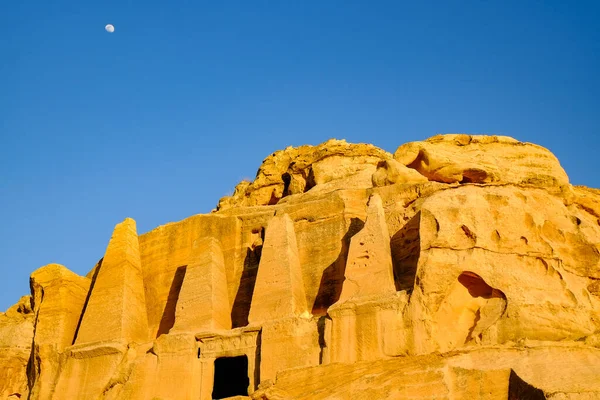 Rovine Dell Antica Città Petra Jordan — Foto Stock