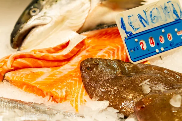 Peixe Fresco Mercado — Fotografia de Stock