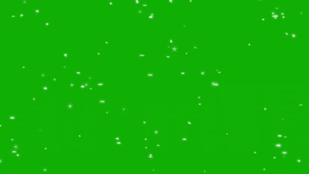 星のある薄緑黄色のベクトルパターン — ストック動画