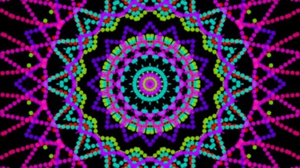 Hypnotic Pattern Abstract Background Motion — Vídeo de Stock