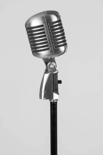 Microphone White Background — Stock Photo, Image