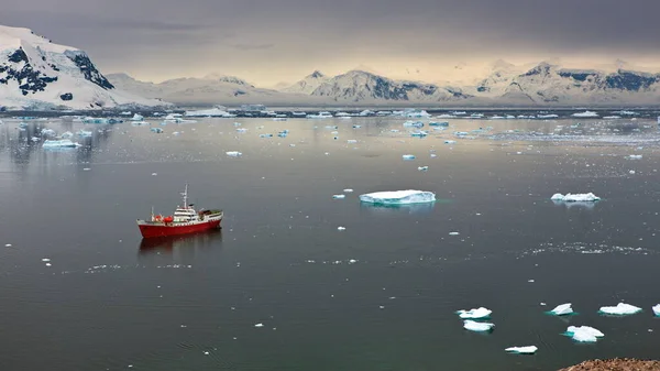 Schöne Landschaft Des Antarktischen Meeres — Stockfoto