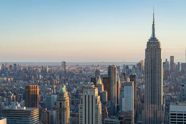 New York Skyline Met Wolkenkrabbers Gebouwen — Stockfoto