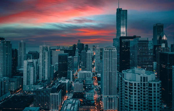 Vista Aérea Cidade Bangkok Tailândia — Fotografia de Stock