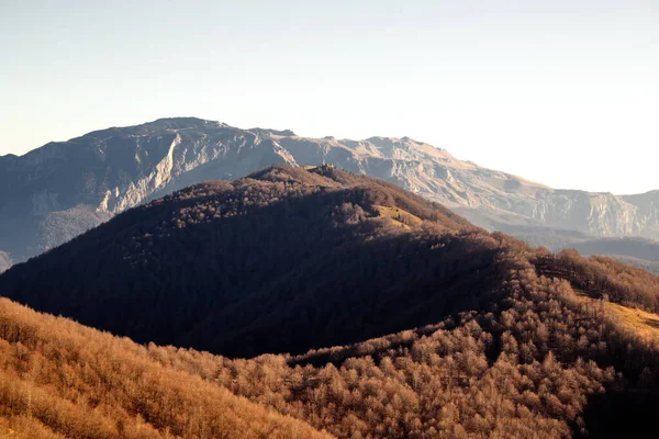 Beau Paysage Avec Montagnes Neige — Photo