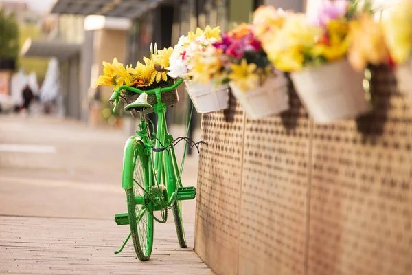 Fiets Tuin — Stockfoto