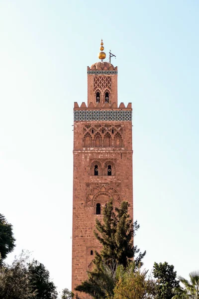 Toren Van Moskee Stad Barcelona — Stockfoto