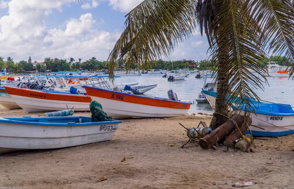 Barcos Pesca Praia — Fotografia de Stock