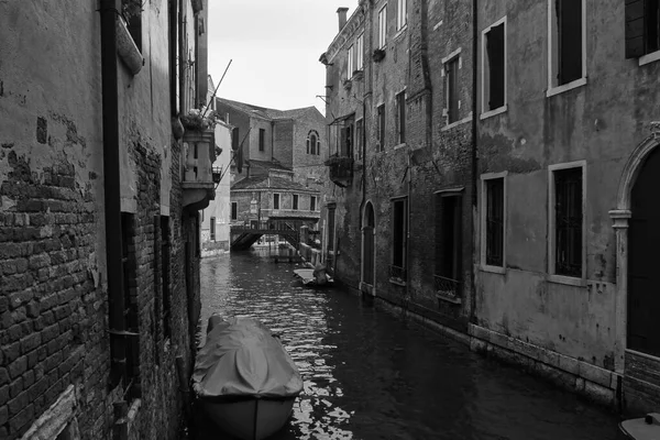 Venise Italie Juin 2018 Avec Gondole Dans Eau Bateau Dans — Photo