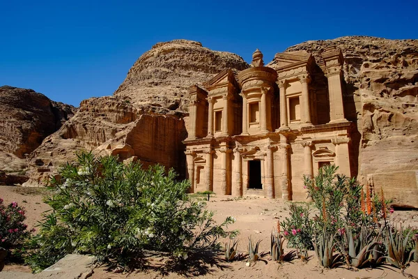 Petra Jordan May 2018 Las Ruinas Antigua Ciudad Del Sagrado — Foto de Stock
