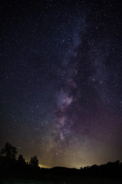 Γαλαξίας Milky Τρόπο Στον Ουρανό — Φωτογραφία Αρχείου