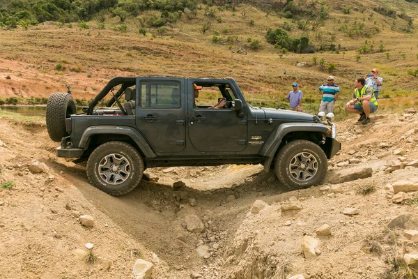 Harrismith Sudáfrica Octubre 2015 Club Propietarios Jeep Lugar Las Montañas — Foto de Stock