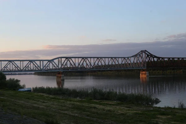 Вид Мост Городе Рига — стоковое фото