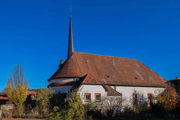 Malebný Pohled Krásnou Středověkou Architekturu — Stock fotografie