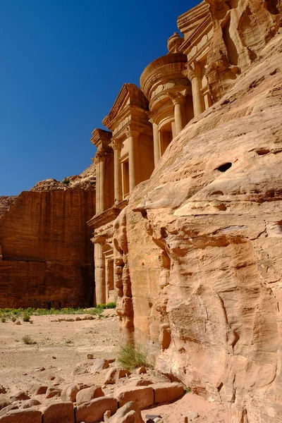 Las Ruinas Antigua Ciudad Petra Jordania — Foto de Stock