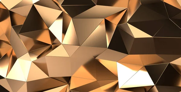 Розкішний Шаблон Vip Запрошення Золотим Багатокутником — стокове фото