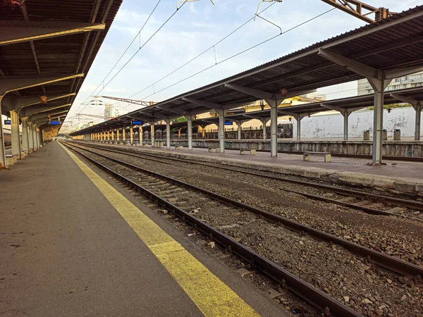 Железнодорожный Вокзал Городе — стоковое фото