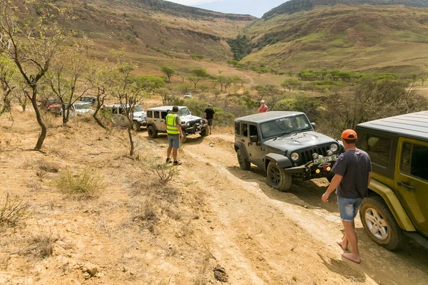 Harrismith África Sul Outubro 2015 Jeep Owners Club Location Drakensberg — Fotografia de Stock