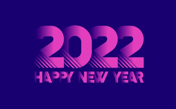 Feliz Ano Novo 2022 — Vetor de Stock