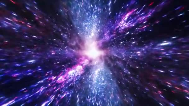 Starry Universe Background Space Cosmos — Stockvideo