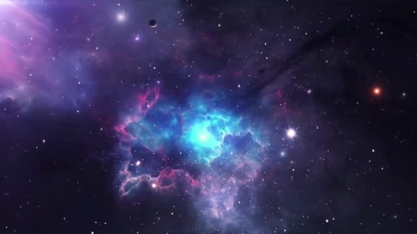 Universo Stellato Sfondo Spazio Cosmo — Video Stock