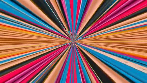 Hypnotic Pattern Abstract Background Motion — Stock Video