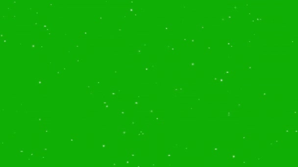 Flying Lights Green Screen Animation Vfx — Stock Video