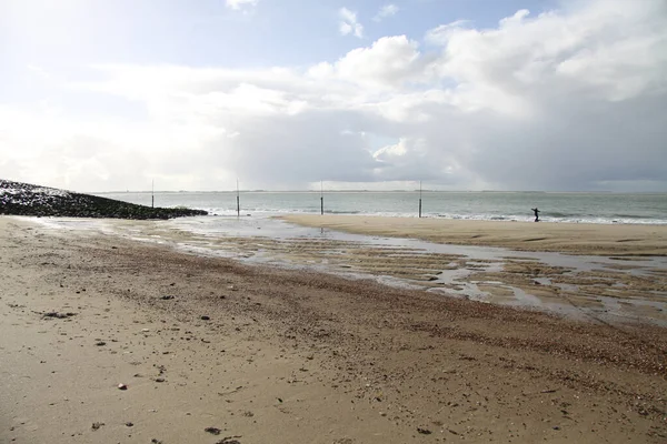 Schöne Aussicht Auf Das Meer Und Den Strand — Stockfoto