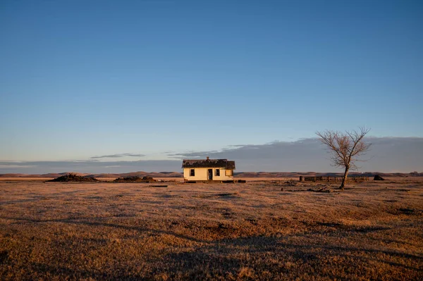 Casa Abandonada Desierto —  Fotos de Stock