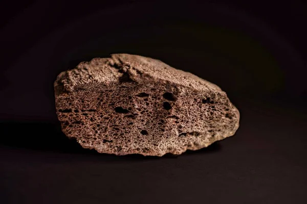 Choklad Brownie Svart Bakgrund — Stockfoto