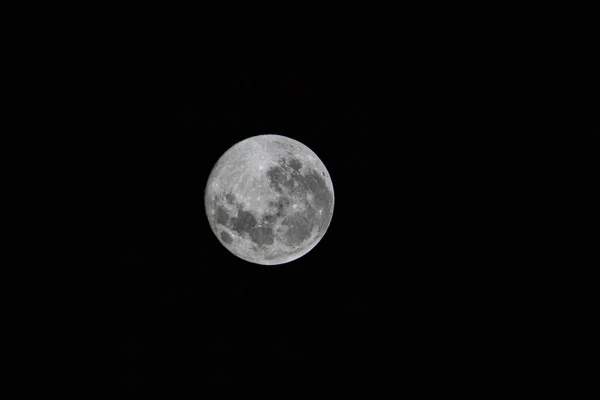 Lua Céu Noturno — Fotografia de Stock