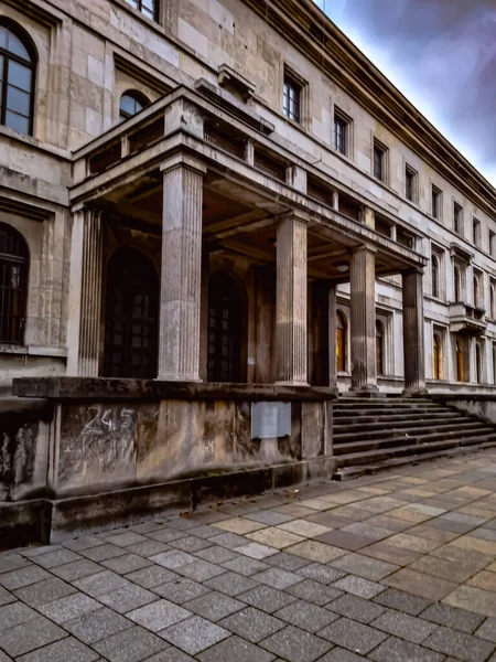 Vecchio Edificio Nella Città Della Capitale Dello Stato Israele — Foto Stock