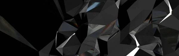 Una Representación Abstracta Superficie Triangulada Fondo Contemporáneo Poligonal Futurista —  Fotos de Stock